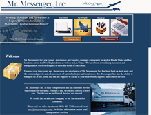 Tablet Screenshot of mrmessenger.com